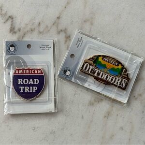 Li’l Davis Designs Vintage Road Trip and Outdoors Wood Scrapbooking Signs